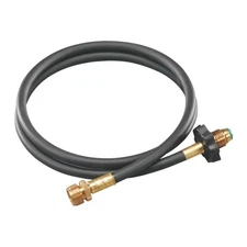 High-Pressure Propane Gas Hose and Adapter 5 Feet Replacement with Fittings