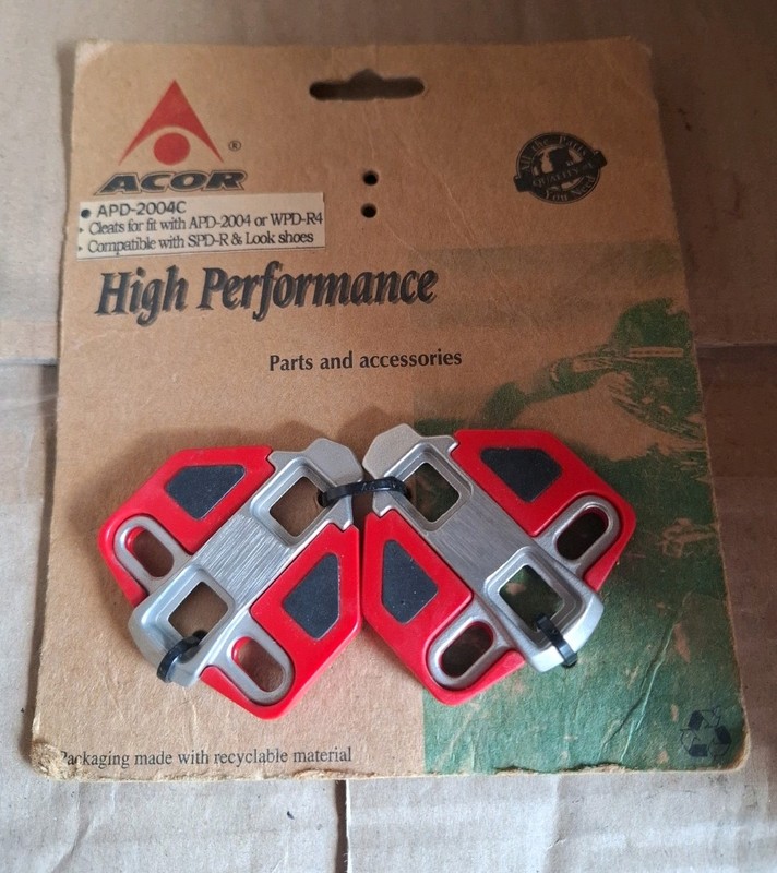 ACOR APD-2004C Cleats, Fits Apd-2004 & WPD-R4 Compatible With SPD-R & Look Shoes