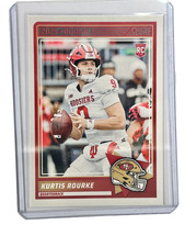 2025 Score Rookie Kurtis Rourke #82 RC San Francisco 49ers Football Card. rookie card picture