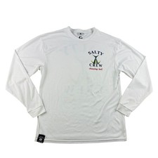Salty Crew T-Shirt Men M Chasing Tail White L...