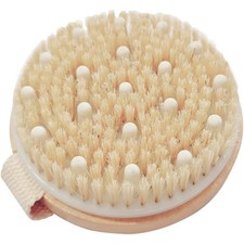 Dry Body Brush for Shower Exfoliating Skin Massage Nodes Bath Scrubber Brush