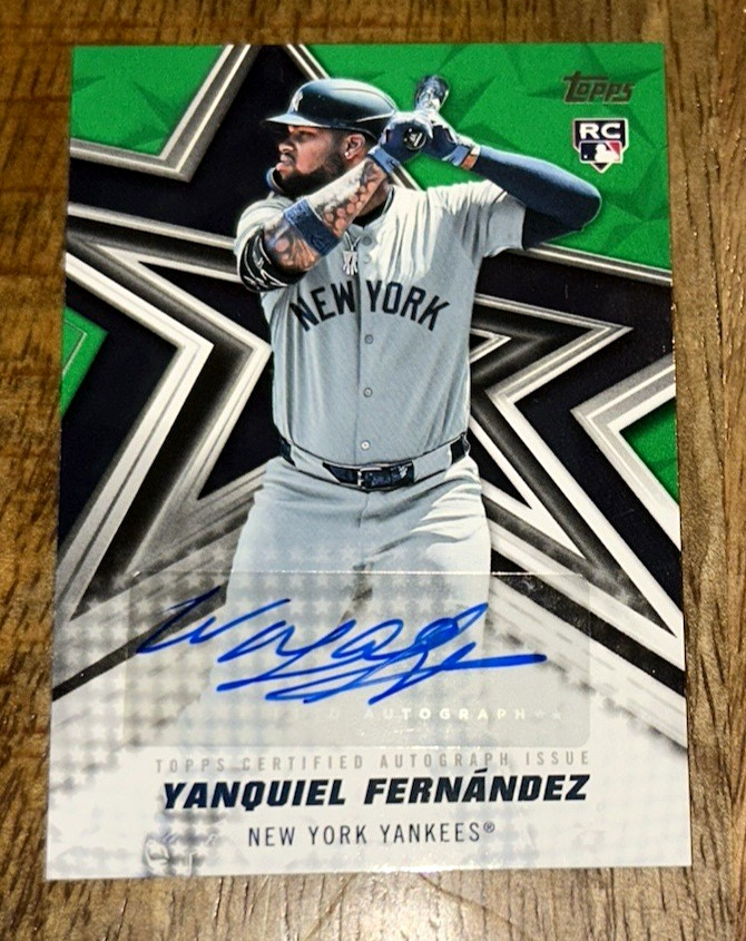 ⚾⚾2026 Topps YANQUIEL FERNANDEZ Yankees RC AUTO AUTOGRAPH 45/99⚾⚾