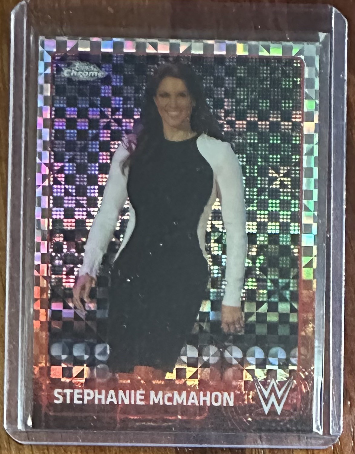 Stephanie McMahon 2015 Topps Chrome WWE Xfractor #67 