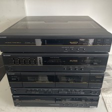Sharp SG-FS30E Vintage retro Hi-Fi Midi System With DX-450 compact disc  player 