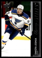2021-22 Upper Deck Young Guns Dakota Joshua Rookie St. Louis Blues #204
