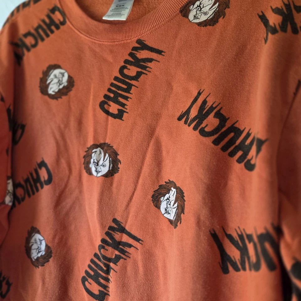 Толстовка Chucky оранжевая фильм ужасов размер средний - Изображение 2 из 4