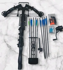 Killer Instinct Rush 400 Crossbow PRO Package with Crank Cocker Plus Extras 