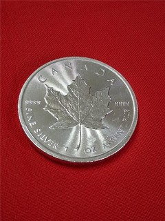 2024 BU Silver Canada MAPLE LEAF W/ PRIVY 1oz .9999 SILVER $5 Coin #MF 5546