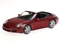Porsche 911 997.1 Carrera S Cabrio 2005 Rot Modellauto Maxichamps 1:43