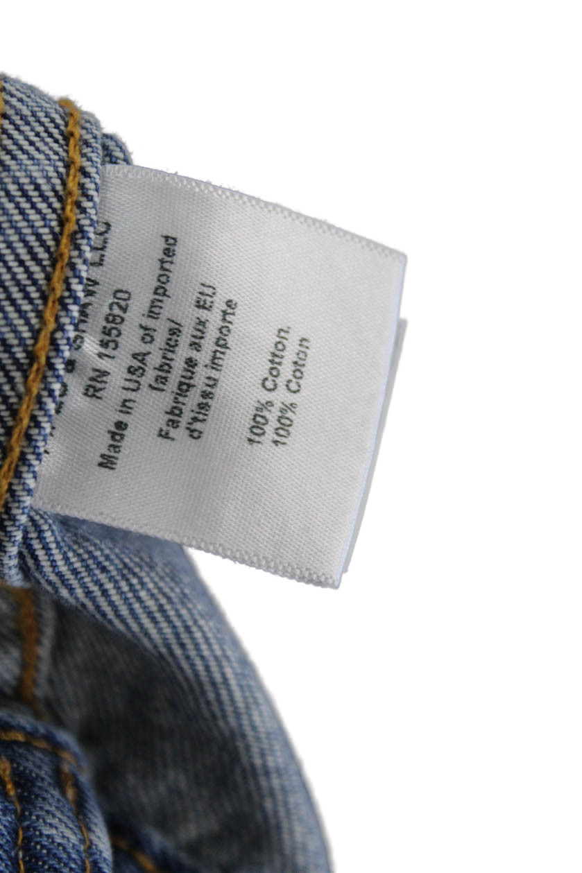 Veronica Beard Womens Basic Jacket Blue Cotton Sh… - image 5