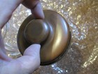 Vintage 4" Copper Topped Glass Humidor Very Nice! — photo 8