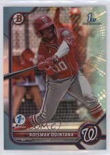 2022 Bowman 1st Edition Sky Blue Foil Roismar Quintana #BPPF-83 1u6