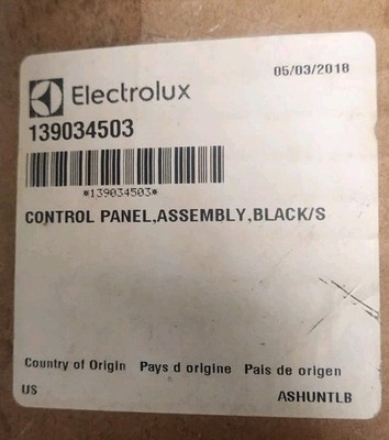 Electrolux Singe Wall Oven Control Panel ONLY 139034503