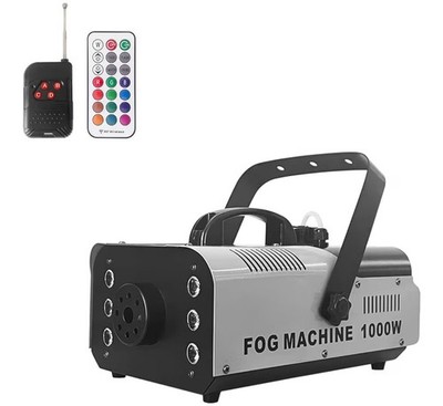 1000 Watt Fog Machine Indoor/Outdoor, Halloween Smoke Machine with Wired Remo...