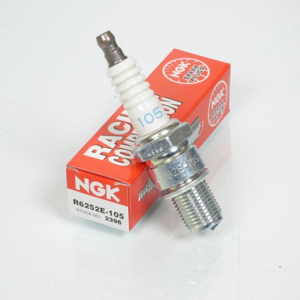 Bougie NGK R6252E-105 haute performance pour allumage stable sur circuit