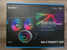 Lian Li Galahad II Trinity 2x120mm RGB AiO Liquid CPU Cooler - Black