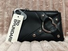 NWT No Boundaries Black Wallet With Silver Heart — photo 1