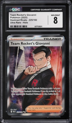 Team Rocket's Giovanni graded CGC 8 for sale on eBay