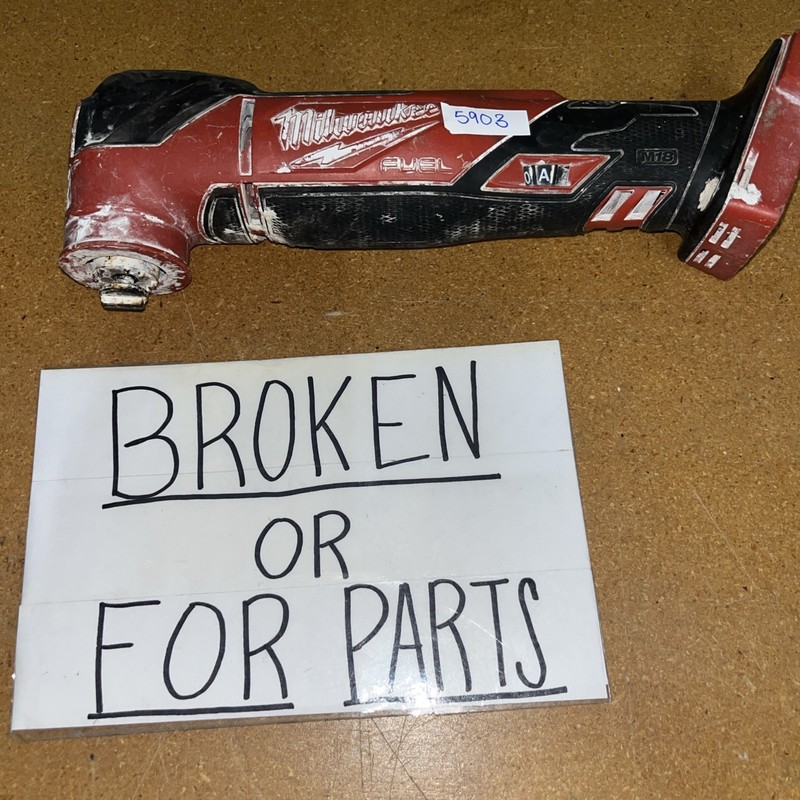 Broken Made In 2023 Milwaukee 2836-20 M18 FUEL Oscillating Multi-Tool 5903