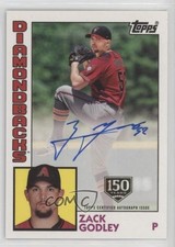 2019 Topps 1984 Baseball 150th Anniversary 99/150 Zack Godley #84A-ZG Auto 19zg