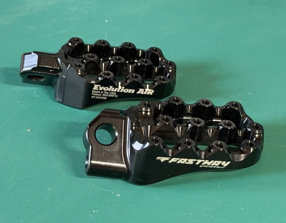 NEW Motorcycle Foot Pegs Fastway Evolution Air & SUZUKI DR650 Kit – 🇺🇸 Made - Image 3 of 4