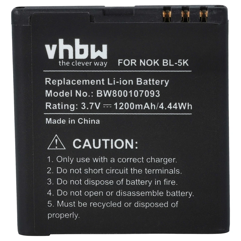 Batería para Nokia X7-00 8GB 1200mAh 3,7V - Imagen 3 de 4