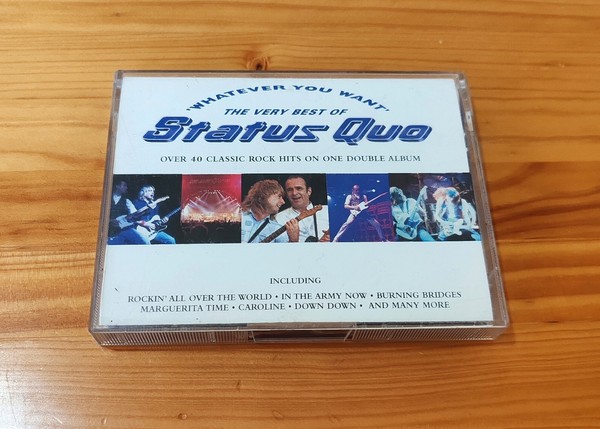 Status Quo Whatever You Want The Very Best Of Double Cassette Tape Album