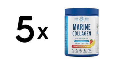 5 x Applied Nutrition Marine Collagen, Strawberry Lemonade - (119,99 EUR/kg)