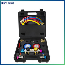 Klimaanlage Befüllen Set R134a mit 150cm Schlauch und Manifold Gauge