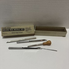 Deluxe Vintage Rug Needle. Article No.90 Prob Set