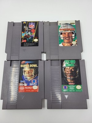 Tecmo Super Bowl And Super Tecmo Bowl Football Lot(Nintendo NES, 1991) Tested!.