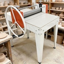 24.4x39.3In Clay Slab Roller Machine - Dual-Axis with Scale Markings for Ceramic