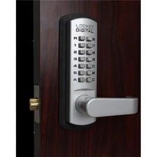 Lockey USA 3835 SC-MG Satin Chrome & Marine Grade Mechanical Keyless Lever Lo...