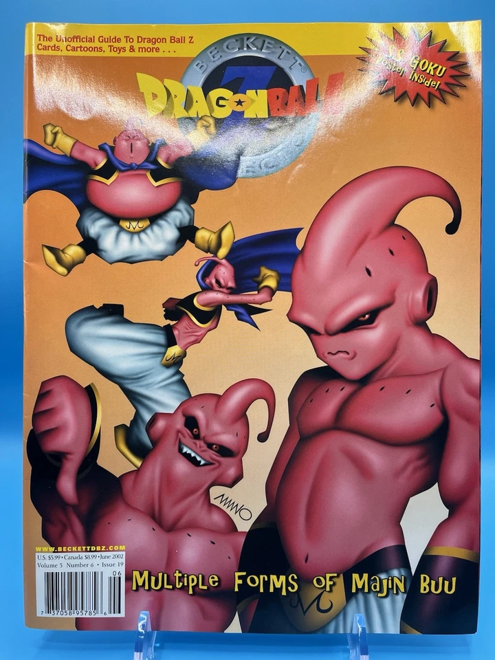 WITH CARDS AND POSTER!! Dragon Ball Z Beckett Collection Magazine Vol.3 Number 6 — 第 2/4 张图片