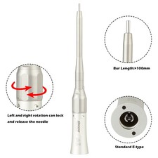 100mm Dental Osteotomy Straight Handpiece 1:1 Low Speed Orthopedic Surgery UK