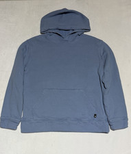 American Giant Womens Hoodie Sweatshirt Small Midweight Pullover Blue Casual