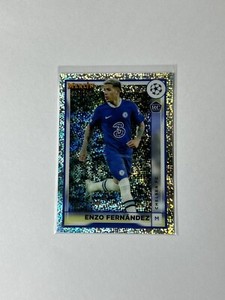 2022-23 Topps Merlin Chrome Enzo Fernandez Speckle Refractor Rookie /150 #147