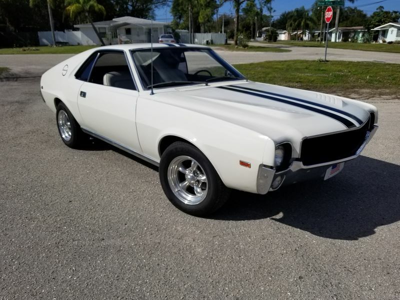 1968 AMC AMX  1968 AMX - 390 V-8 - 4 Speed - Numbers Match