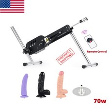 SENSUA Automatic Electric Sex Machine Dildo Thrusting Sex Toy 4Attachment Remote