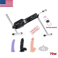 SENSUA Automatic Electric Sex Machine Dildo Thrusting Sex Toy 4Attachment Remote