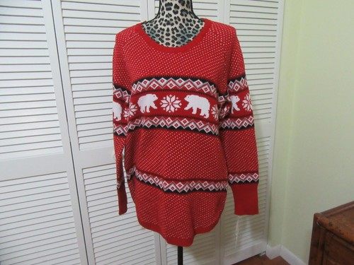 Ruby Moon Nordic style Sweater,Women XL 