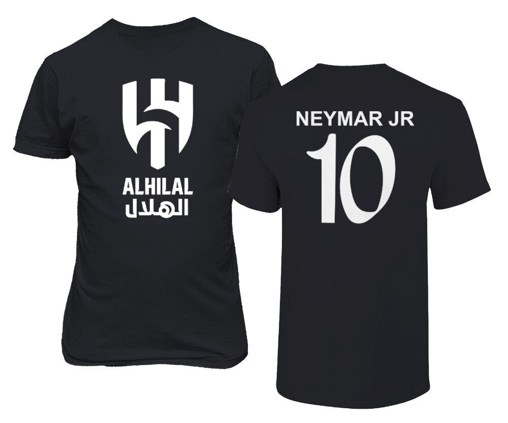 Neymar Jr. #10 Al Hilal Soccer Star - Camiseta de manga larga para jóvenes