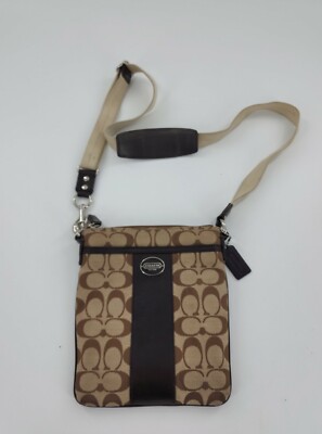 バッグ Coach Signature Accessory Pouch Brown s-l1200.jpg