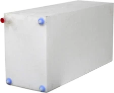 21 Gallon RV Fresh/Gray Water Tank 39 x 16 x 8 - BPA Free (21 Gallon)