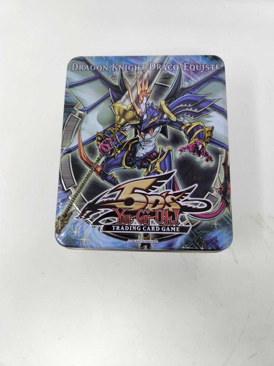 yugioh dragon knight draco equiste deck Empty Collectible Tin 2010 5D's Draco-equiste Type Synchro Monster + 1 Warrior Dragon Knight Draco-Equiste 2010 Collectible