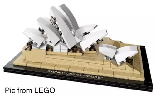 LEGO Architecture 21012 Sydney Opera House Set Complete