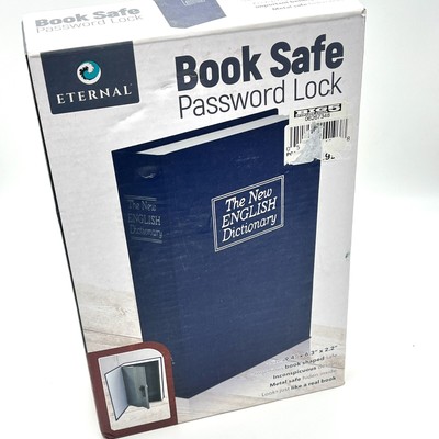 Large Security Diversion Book Safe Combination Password Lock English