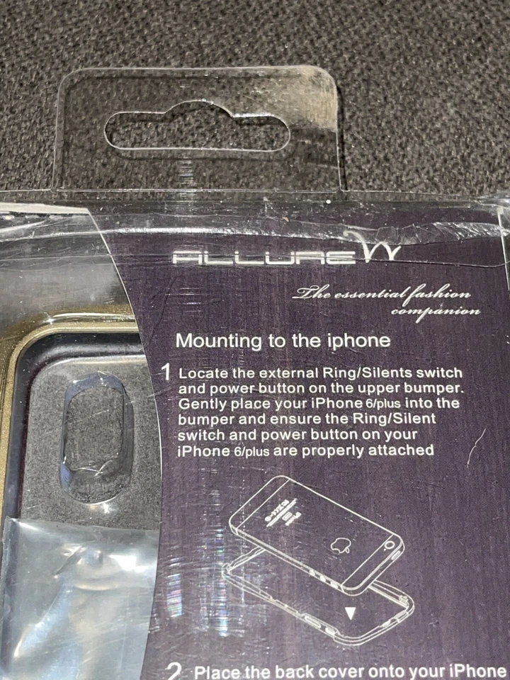 DRACO "Allure ALUMINIO ACABADO MADERA ESTUCHE. IPHONE 6 NUEVO Foto 3 de 4