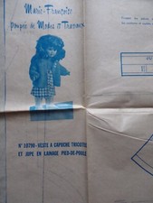 § patron MODES ET TRAVAUX poupée Marie Françoise - 01/1975