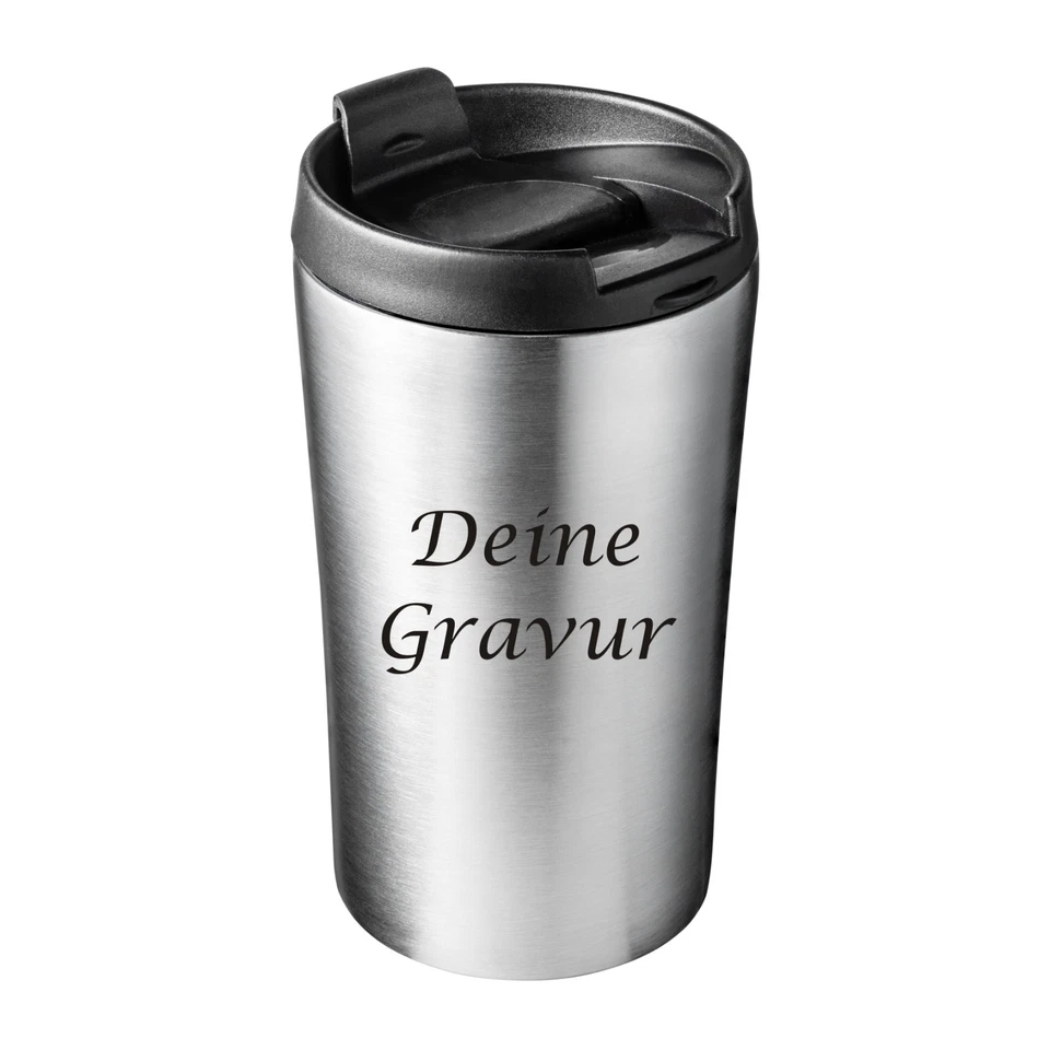 Acero Inox. Vacío Taza de Café Braga Grabado Taza Aislante Grabado Personalizada - Imagen 3 de 4